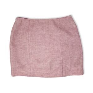Vintage 90s Dana Buchman blush pink pencil skirt high waisted women 6